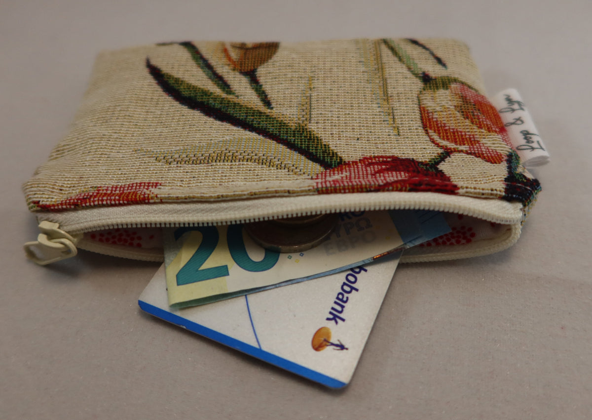 Handmade Gobeline Fabric Coin Purse