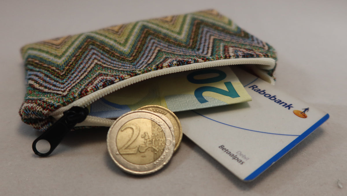 Handmade Gobeline Fabric Coin Purse