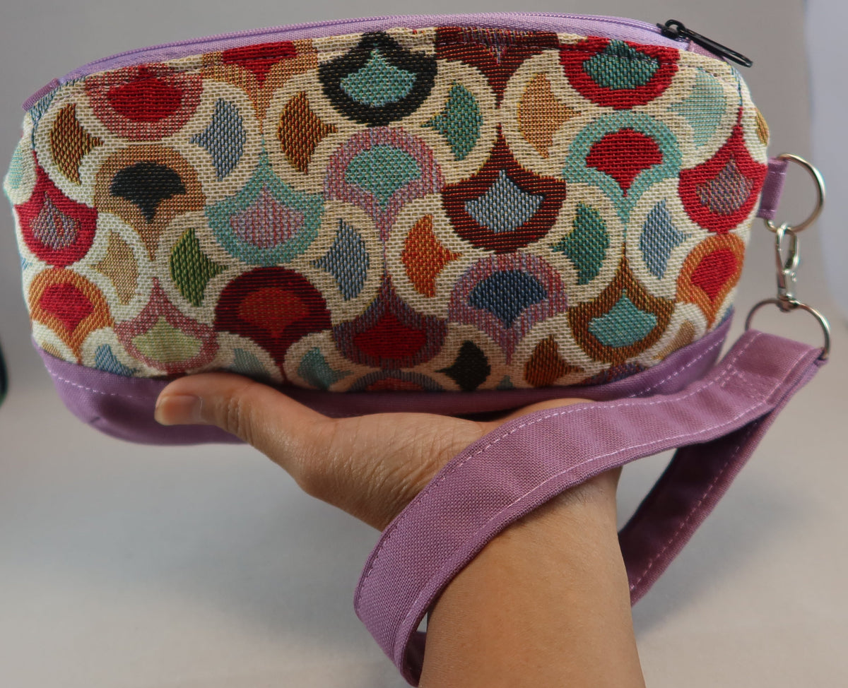 Garden Companion Wristlet | Handmade Gobelin & Canvas