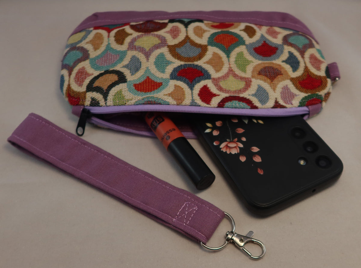 Garden Companion Wristlet | Handmade Gobelin & Canvas
