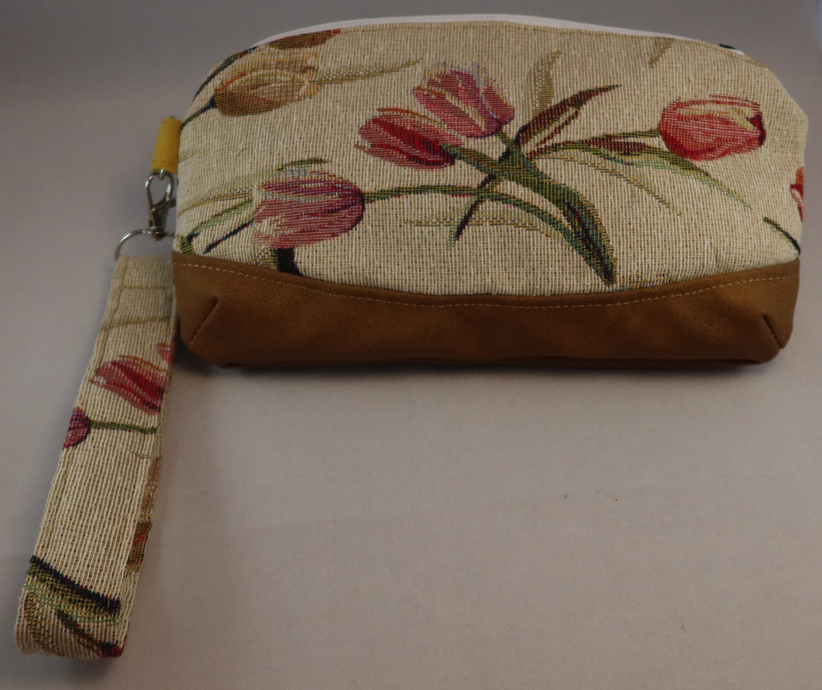 Garden Companion Wristlet | Handmade Gobelin & Canvas