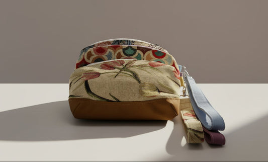 Garden Companion Wristlet | Handmade Gobelin & Canvas