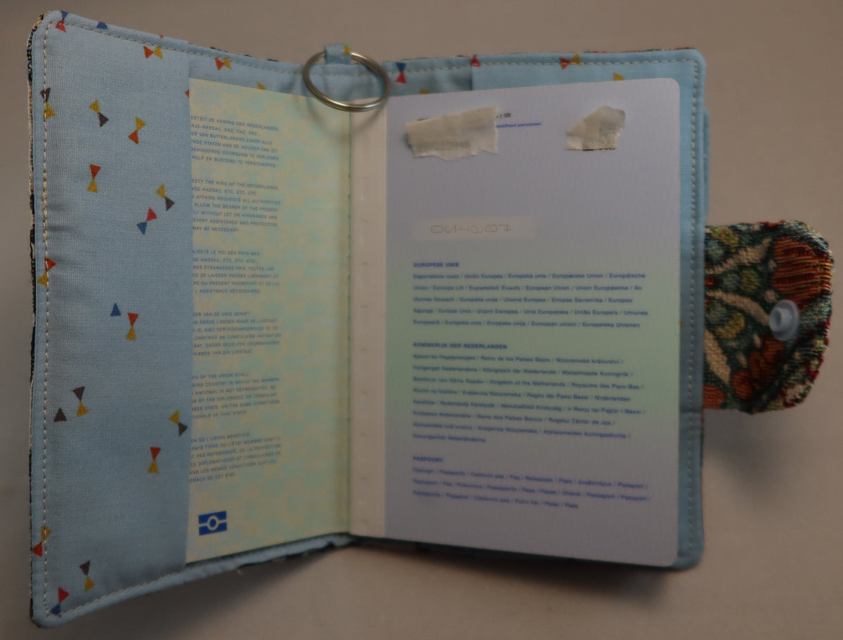 Passport Holder | Handmade Gobelin &amp; Canvas